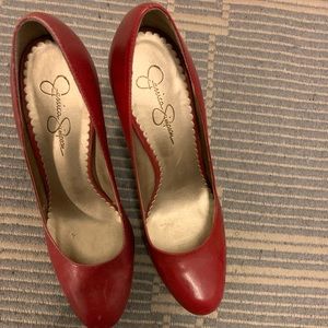 Jessica Simpson Red Pumps